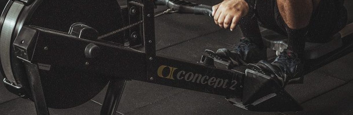 remo horizontal con barra